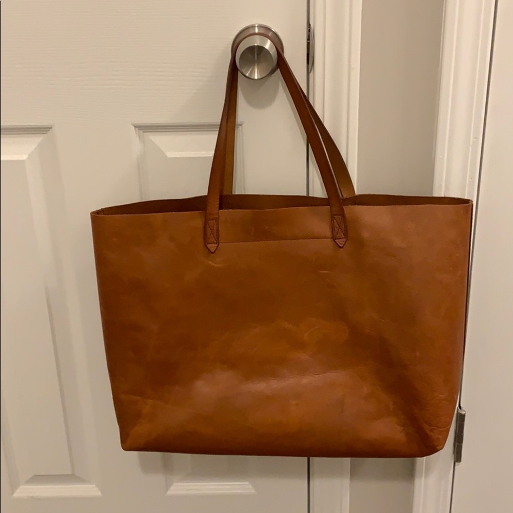 Madewell leather tote
